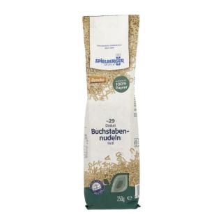 Dinkel-Buchstabennudeln demeter 250 g