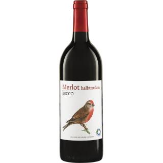Merlot BECCO halbtrocken 2015 1l