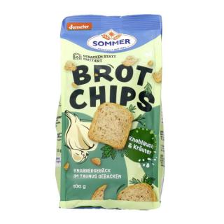 Brot-Chips Knoblauch & Kräuter demeter 100 g