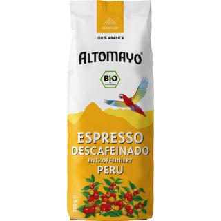 Espresso, entkoffeiniert, gemahlen 250g