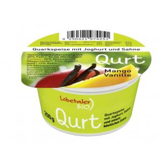 Qurt Mango Vanille Speisequarkzubereitung   200g