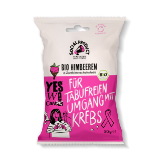 Bio Himbeere in Schoko x YESWECAN!CER, 50g