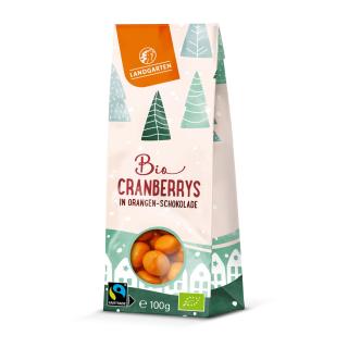 Cranberrys in Orangenschokolade